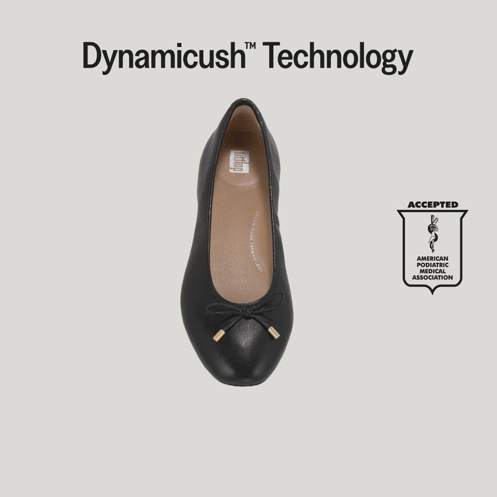 FitFlop - Delicato Soft Leather Ballerinas