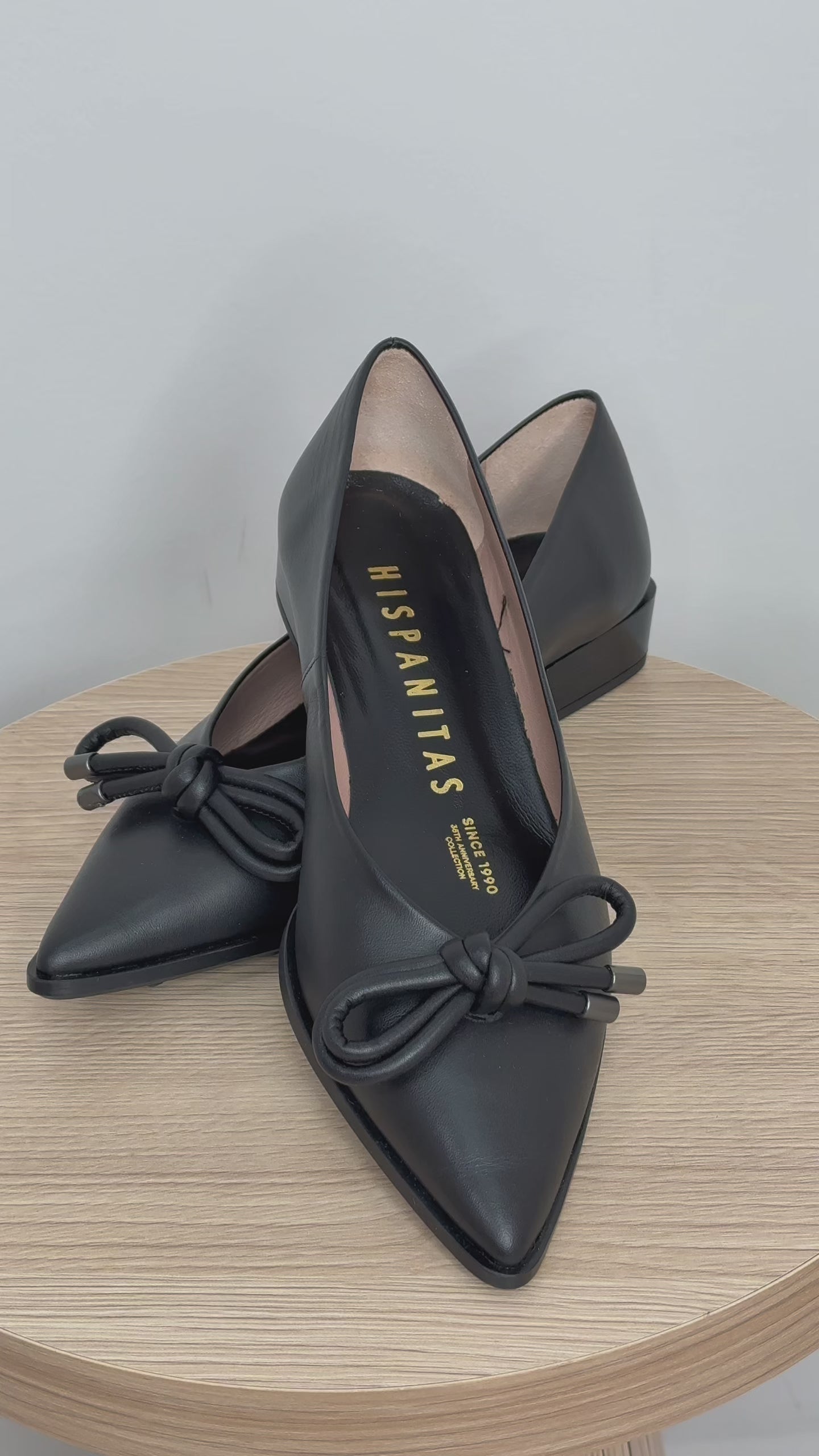 Hispanitas - Turin Velour Pointed Toe Ballet Flat