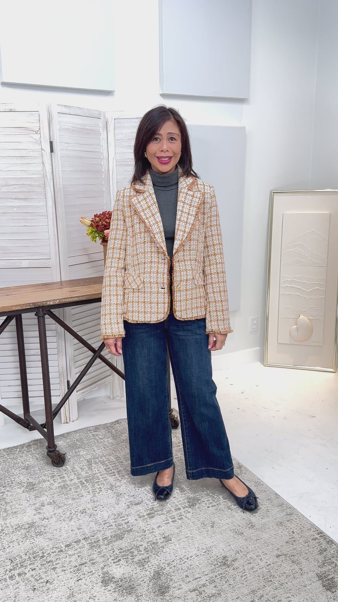 Liverpool - Blazer With Frayed Edges - SALE