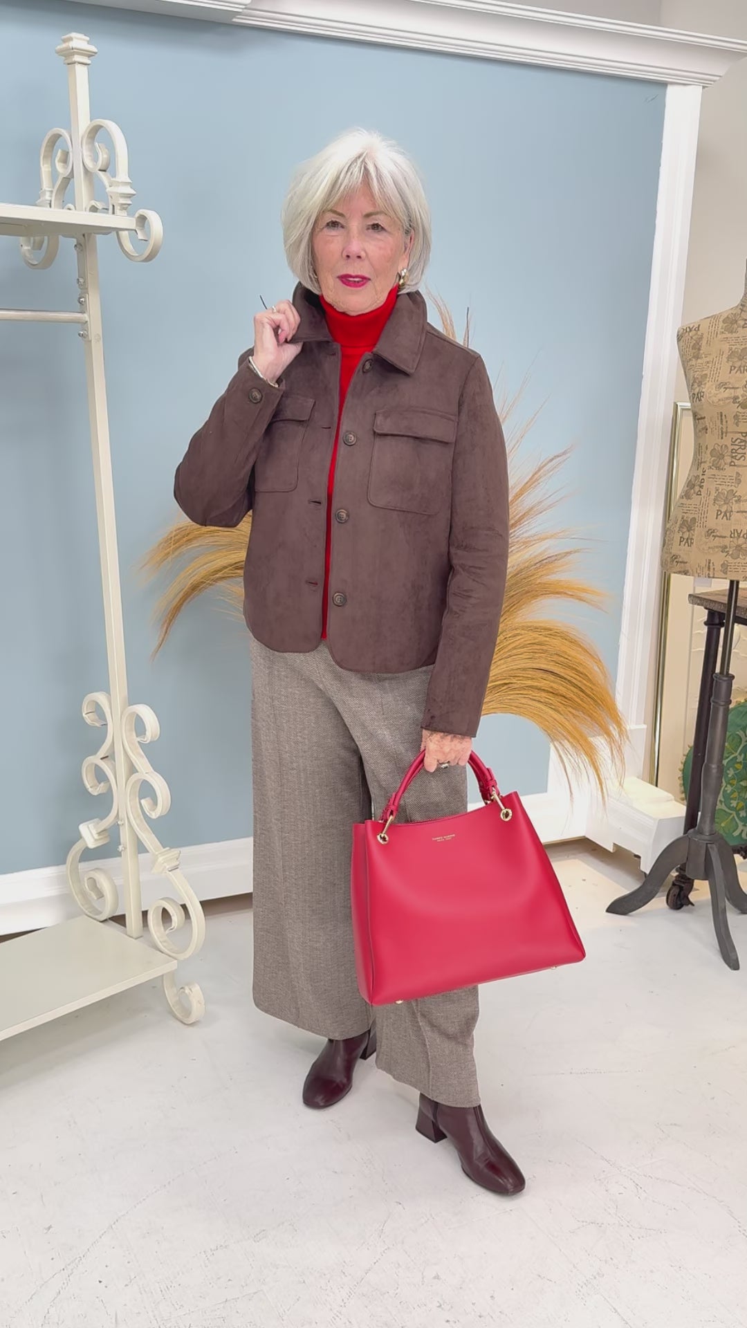 French Dressing Jeans - Faux Suede Jacket - SALE