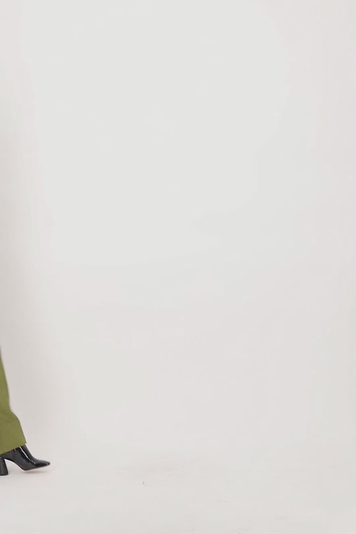 Spanner - Wide Leg Vegan Suede Pant