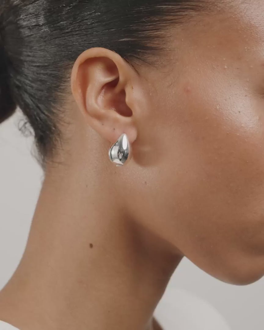 Pilgrim - Kaisyn Recycled Droplet Hoop Earrings