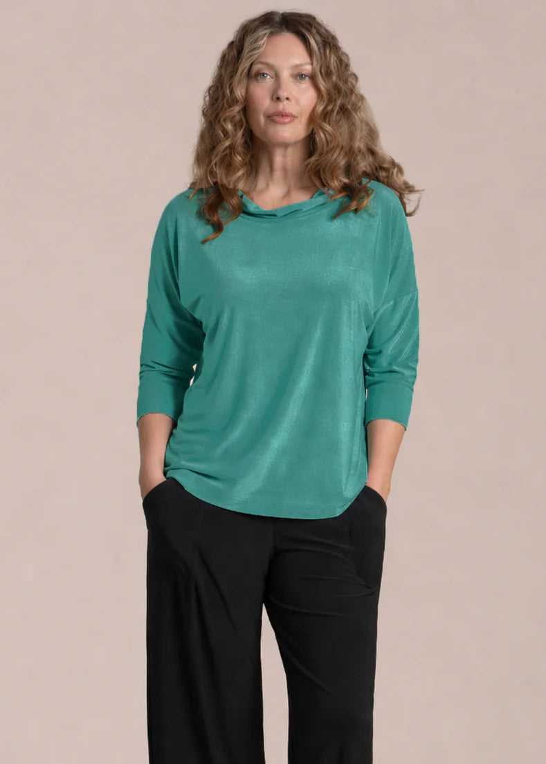 Sympli - Slouch Sweatshirt No Ties 3/4 Sleeve Top - SALE - ONLINE EXCLUSIVE