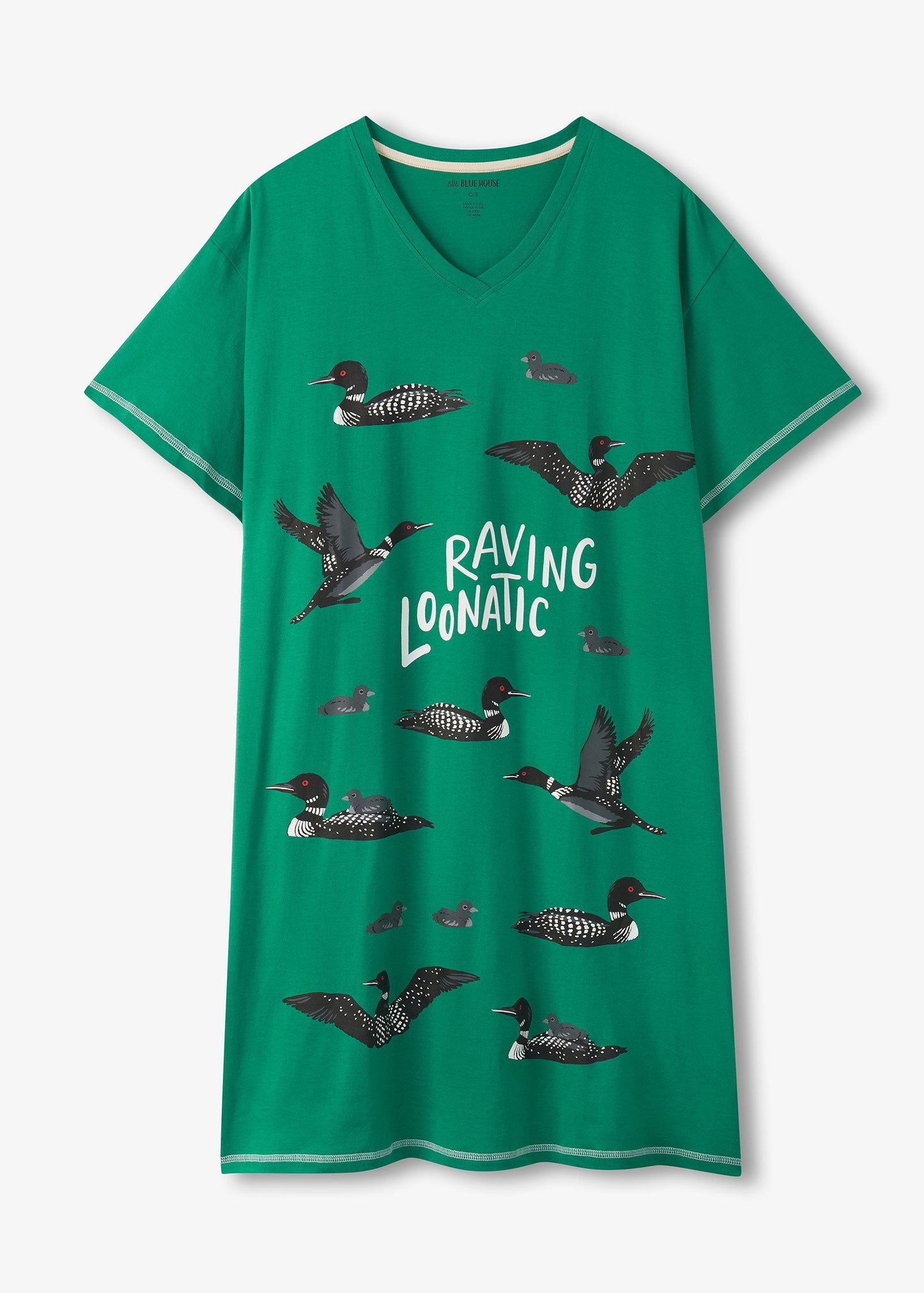 Little Blue House - Raving Loonatic Sleepshirt