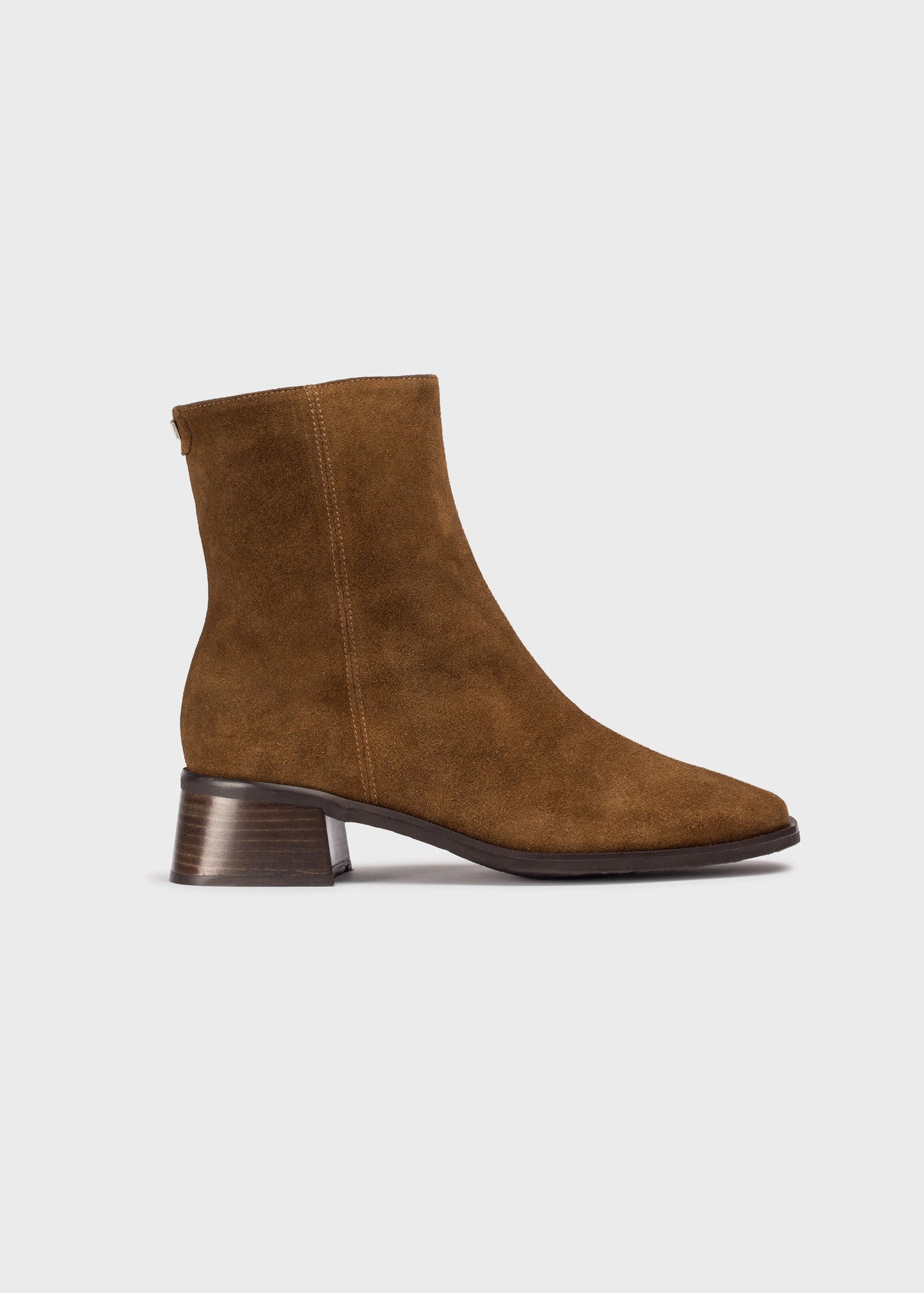 Wonders - Square Toe Suede Ankle Boot