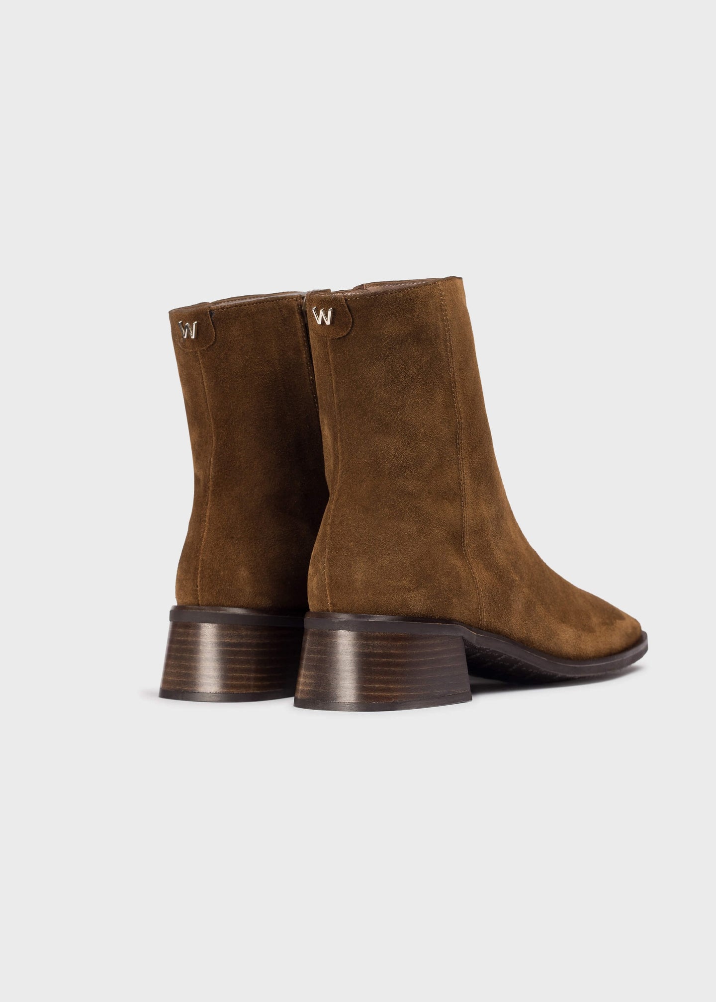 Wonders - Square Toe Suede Ankle Boot