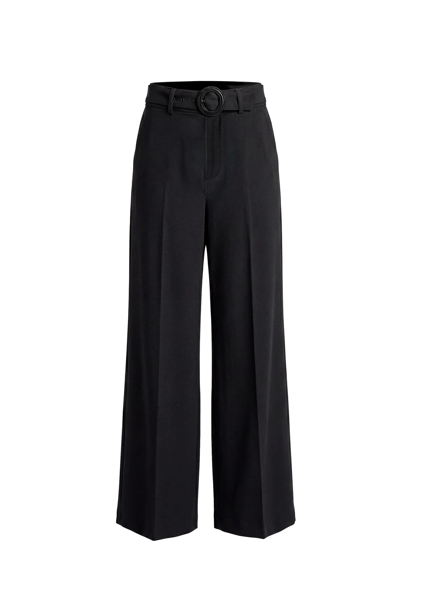 Liverpool - High Rise Belted Wide Leg Trouser