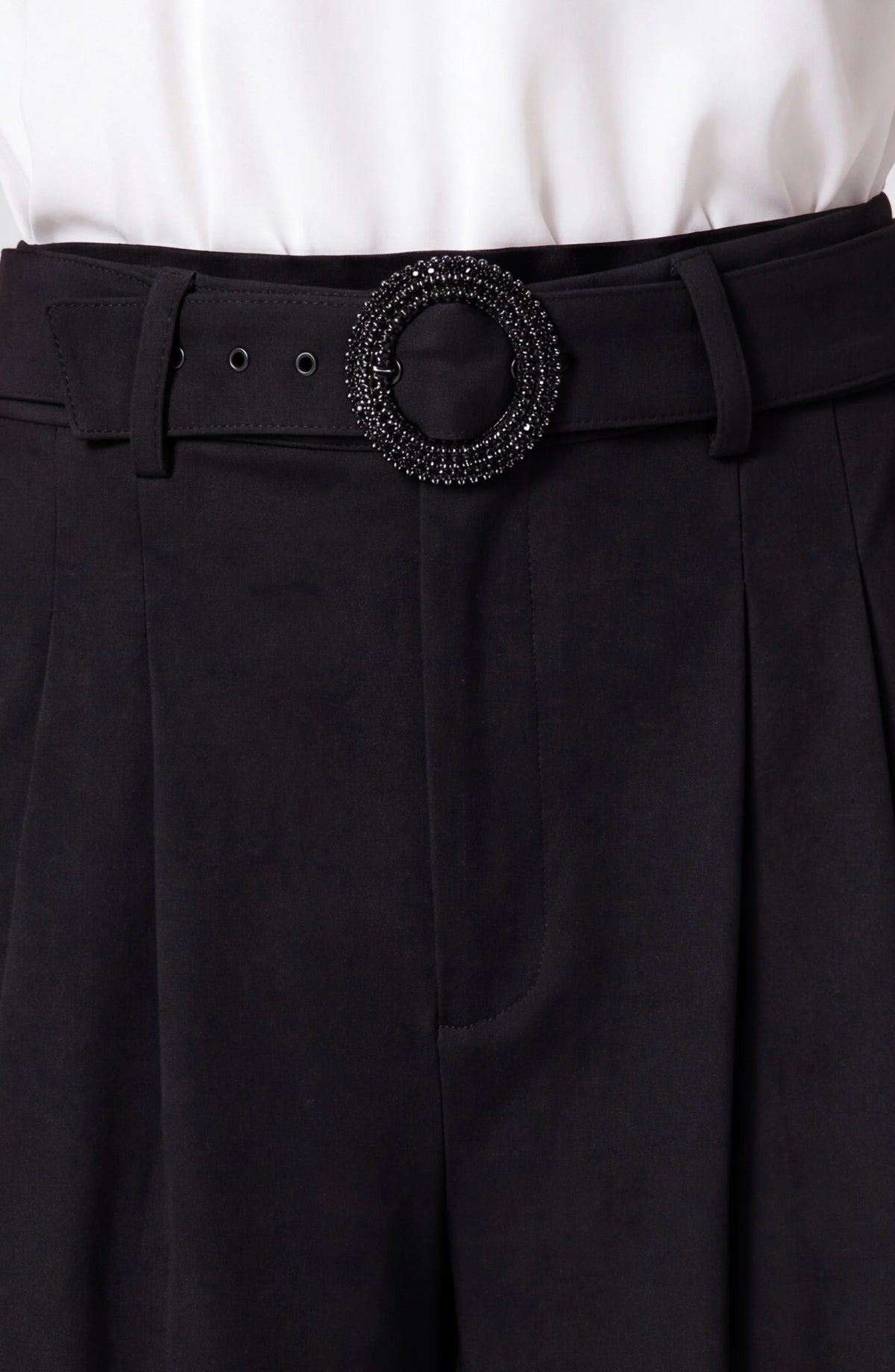 Liverpool - High Rise Belted Wide Leg Trouser