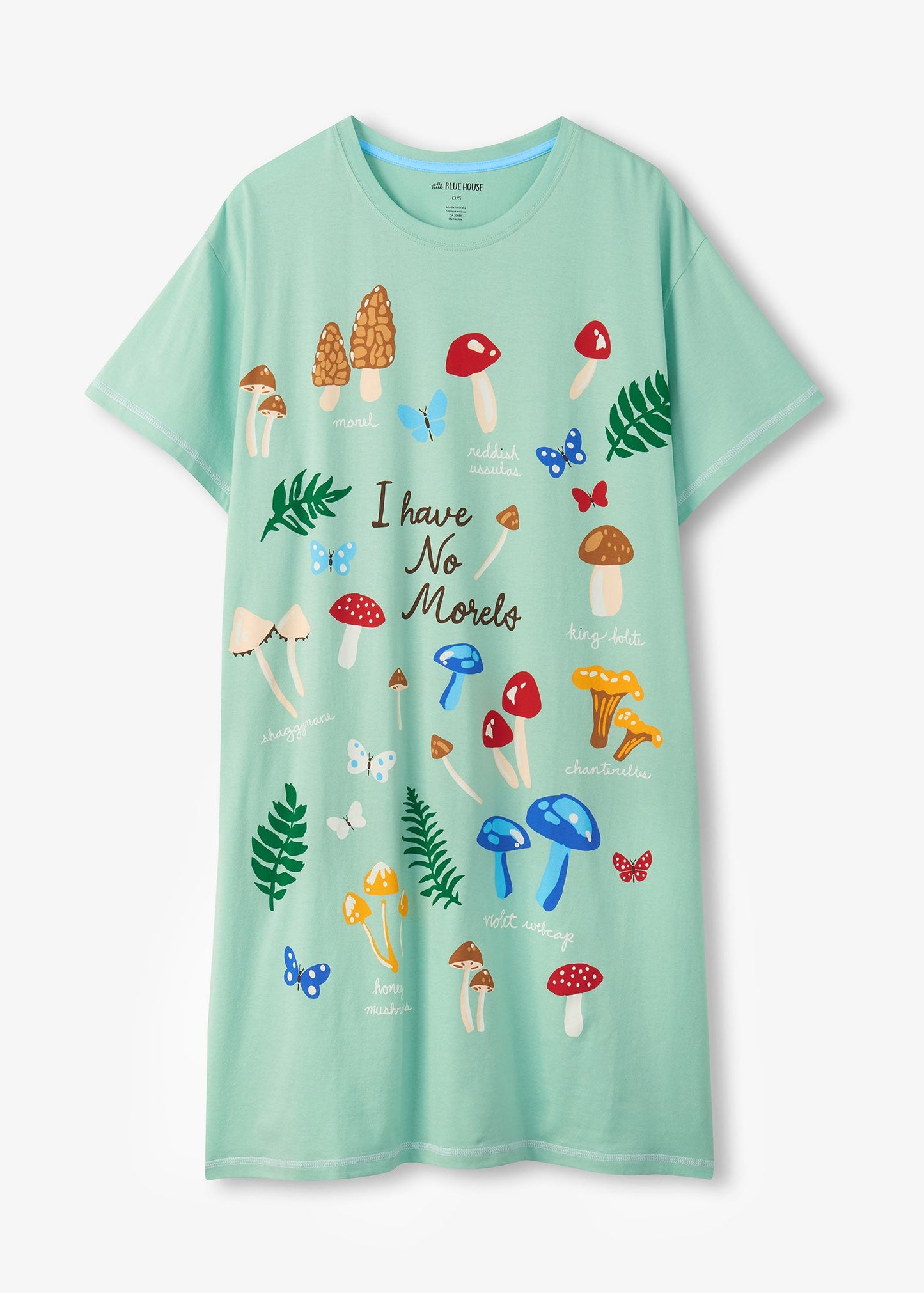 Little Blue House - I Have No Morels Sleepshirt