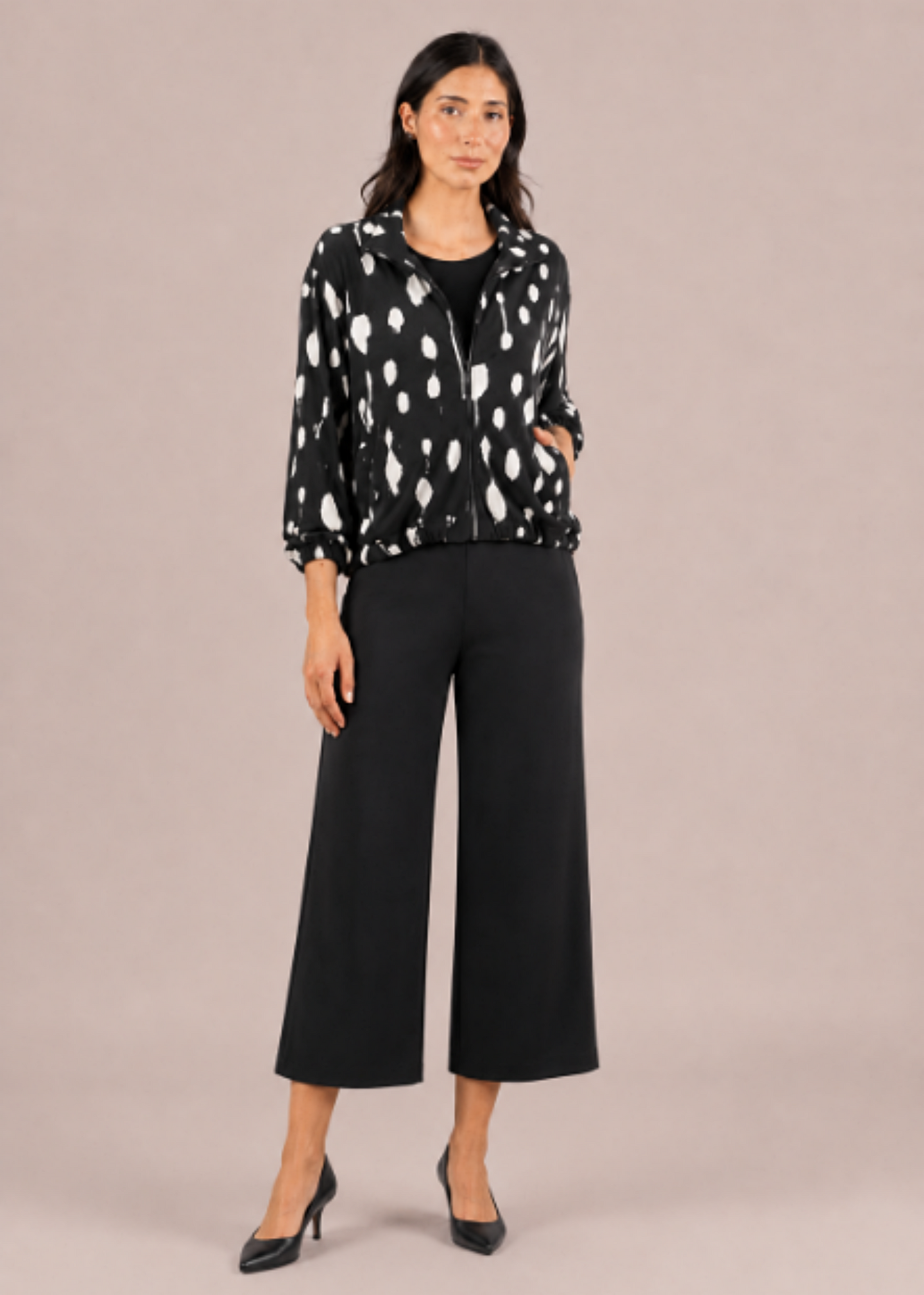 Sympli - Belleza Zip Jacket Print