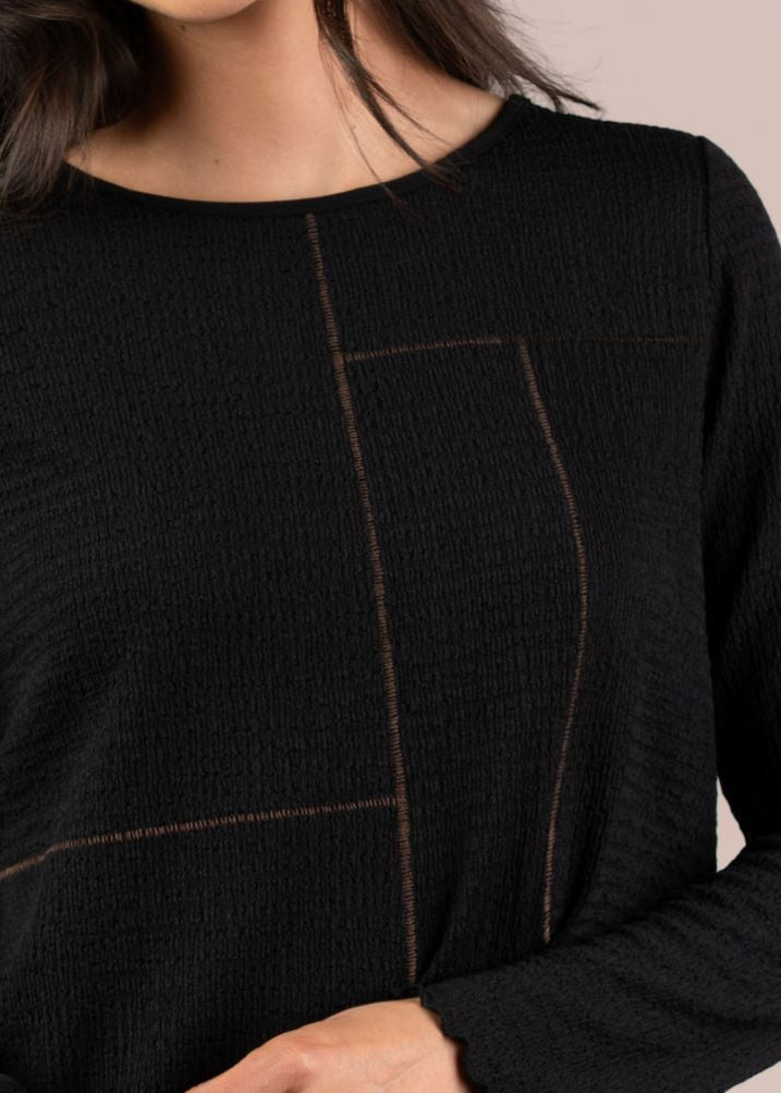 Sympli - Pop Collage Crossline Top