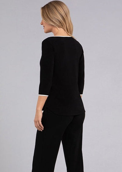 Sympli - Tipped Go To Classic T Relax 3/4 Sleeve