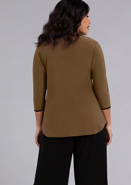 Sympli - Tipped Go To Classic T Relax 3/4 Sleeve