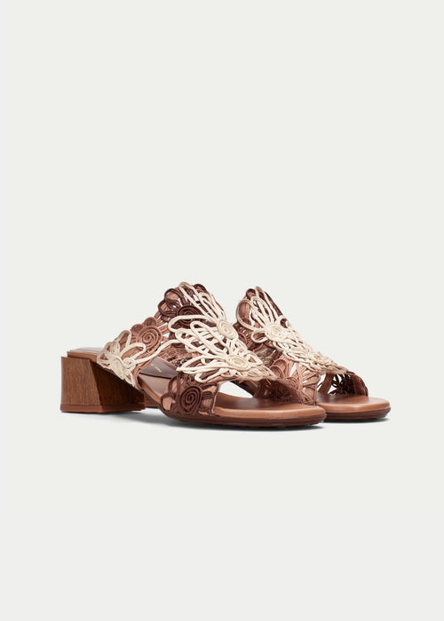 Hispanitas - Tulip Heeled Mules