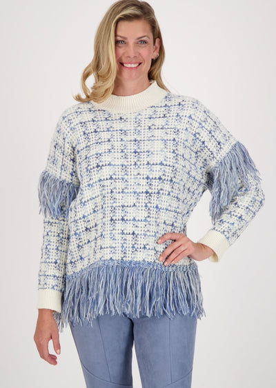 Spanner - Fringe Trimmed Sweater