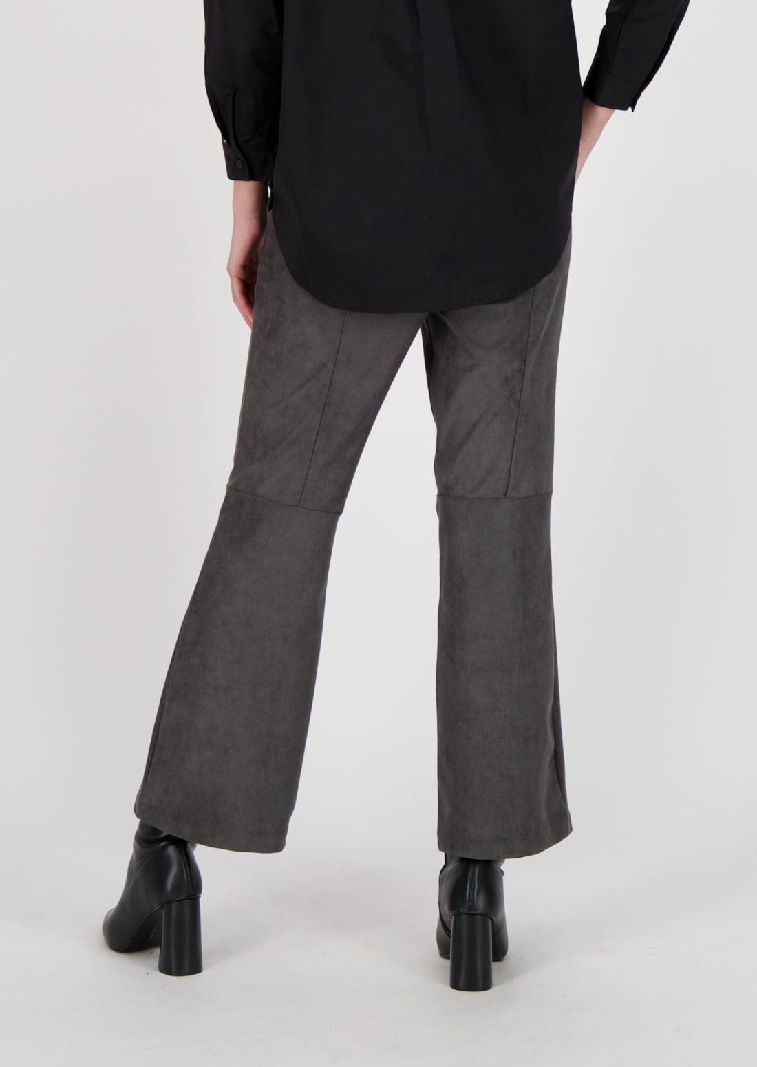Gabby Isabella - Suede Boot Cut Pant