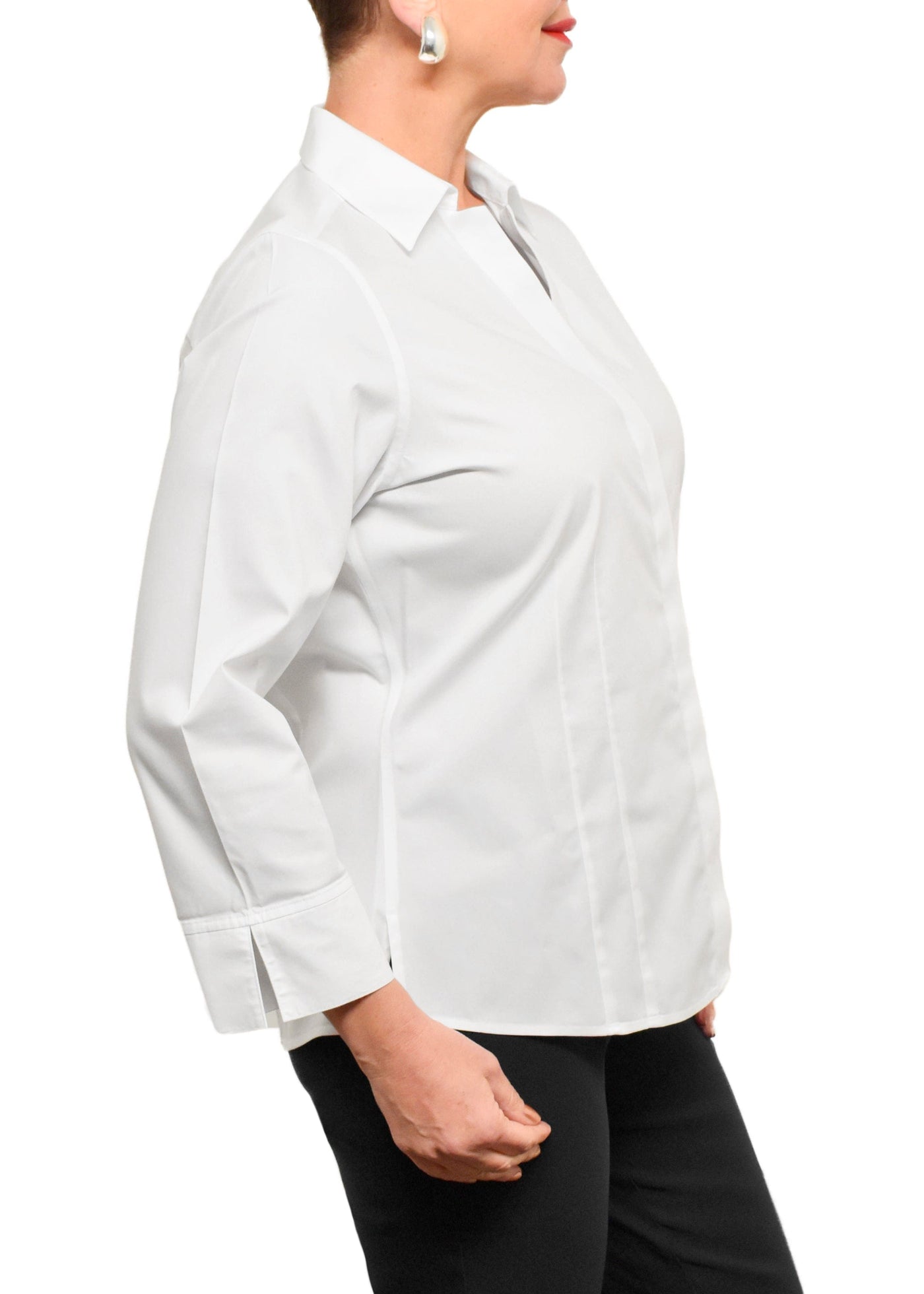 BLOUSE TAYLOR MANCHES 3/4 - FOXCROFT