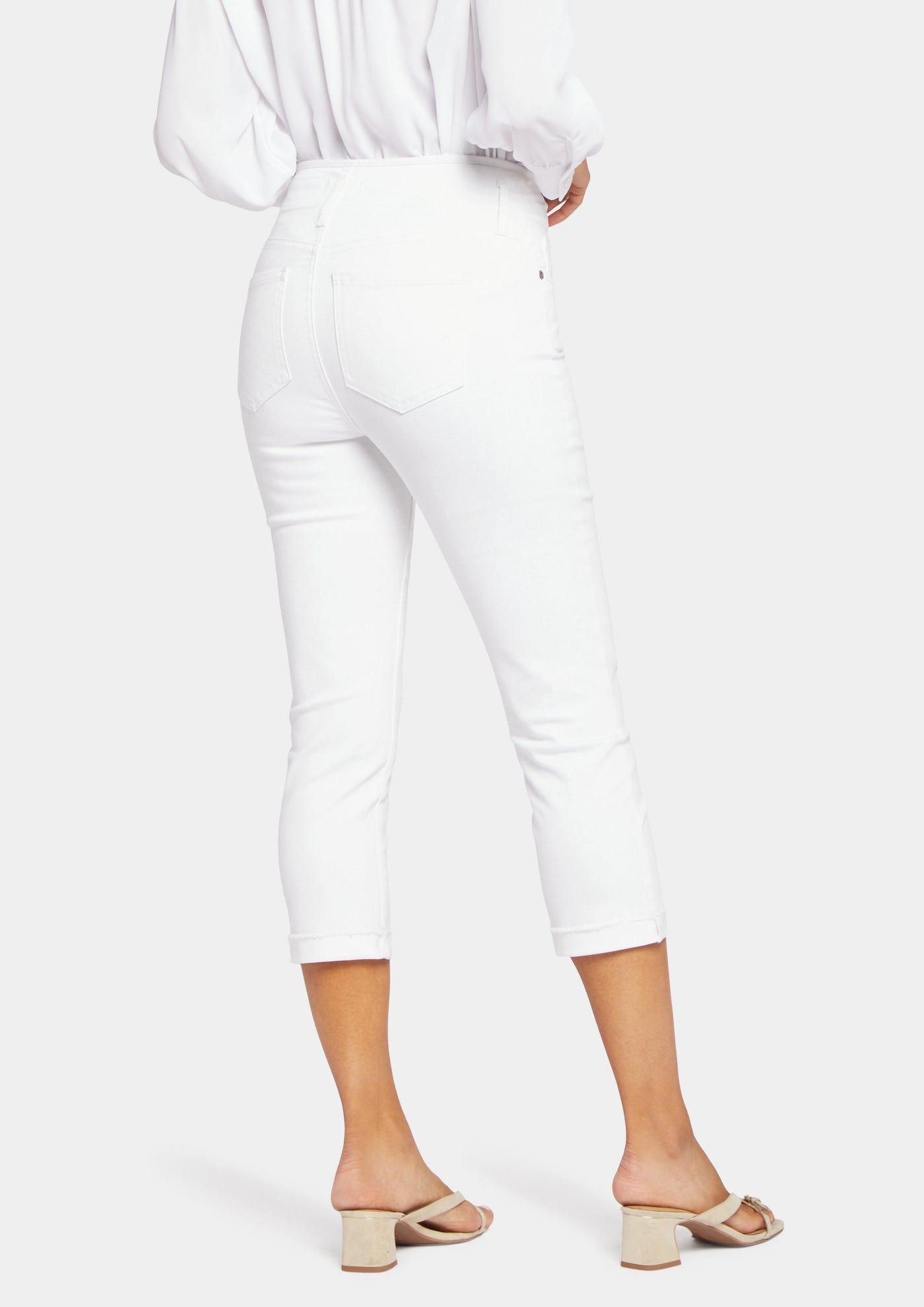 NYDJ - Chloe Capri Jeans With Cuffs - White